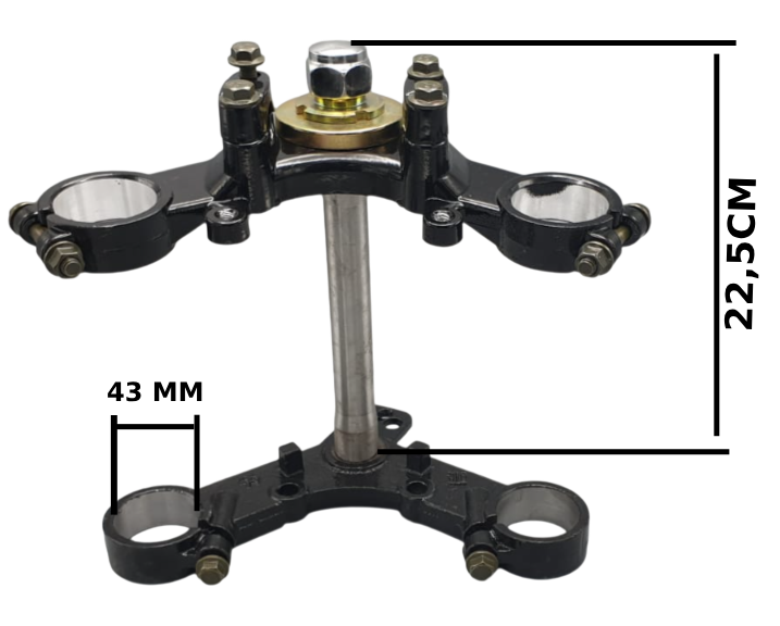 3 TEKERLİ  ALT- ÜST PLATİN KASALI MODEL [ 43 MM ]