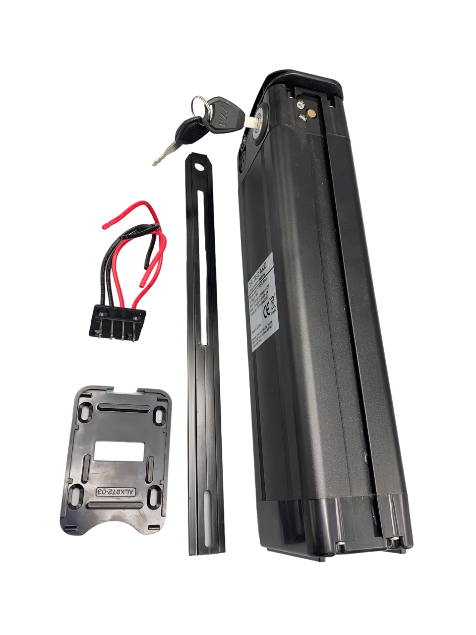 36V 10AH AKÜ  E-BİSİKLET LİTYUM KIZAKLI [ ORTEC ]