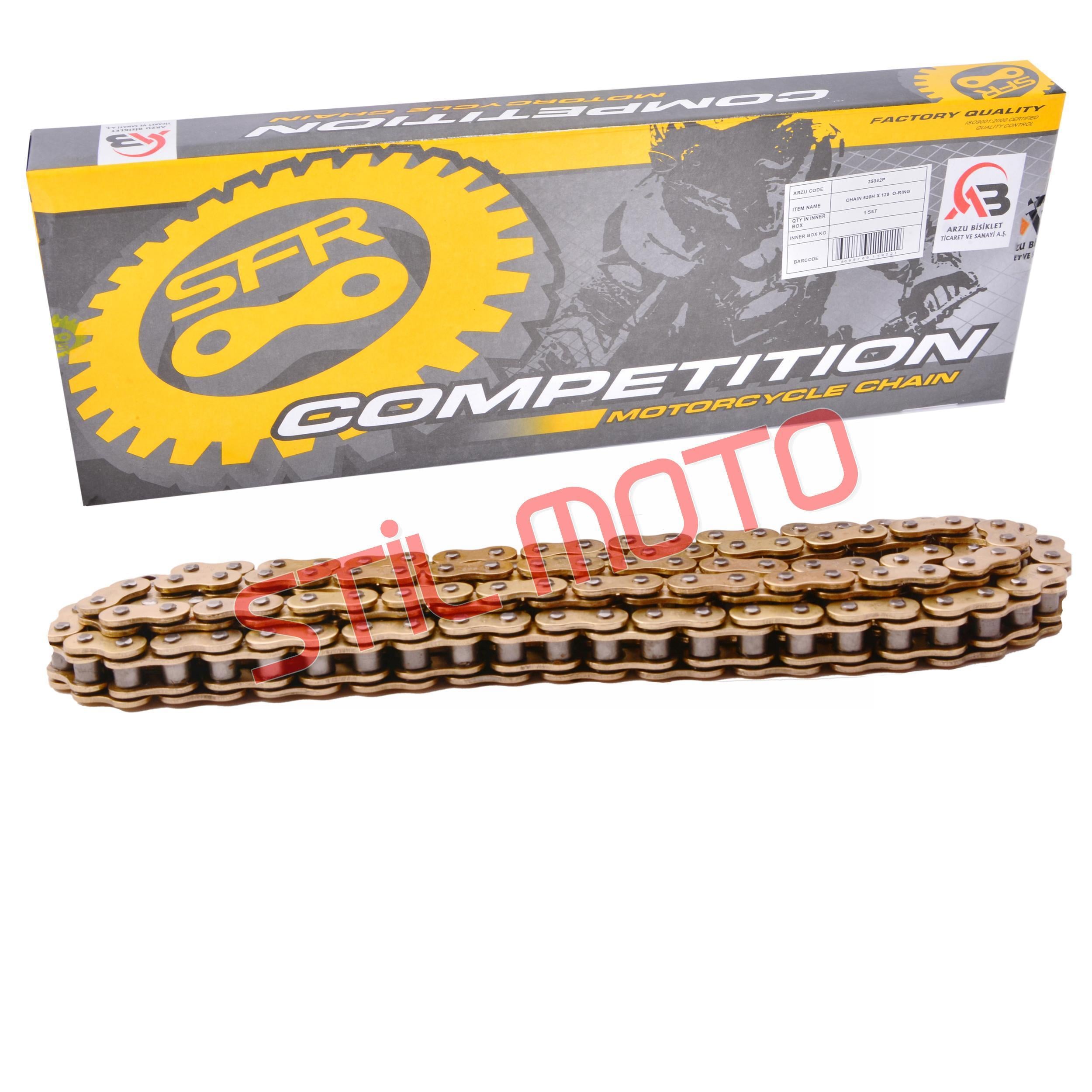 520H X 128 L BAKLA ORİNGLİ ZİNCİR