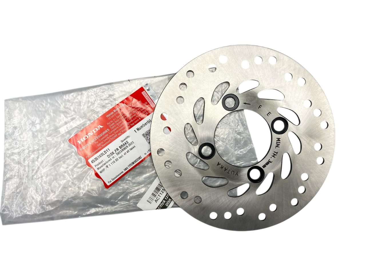 ACTİVA 125 ÖN FREN DİSK ORJ.