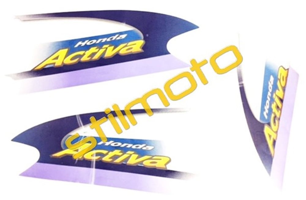 ACTİVA STİCKER GRİ - MAVİ