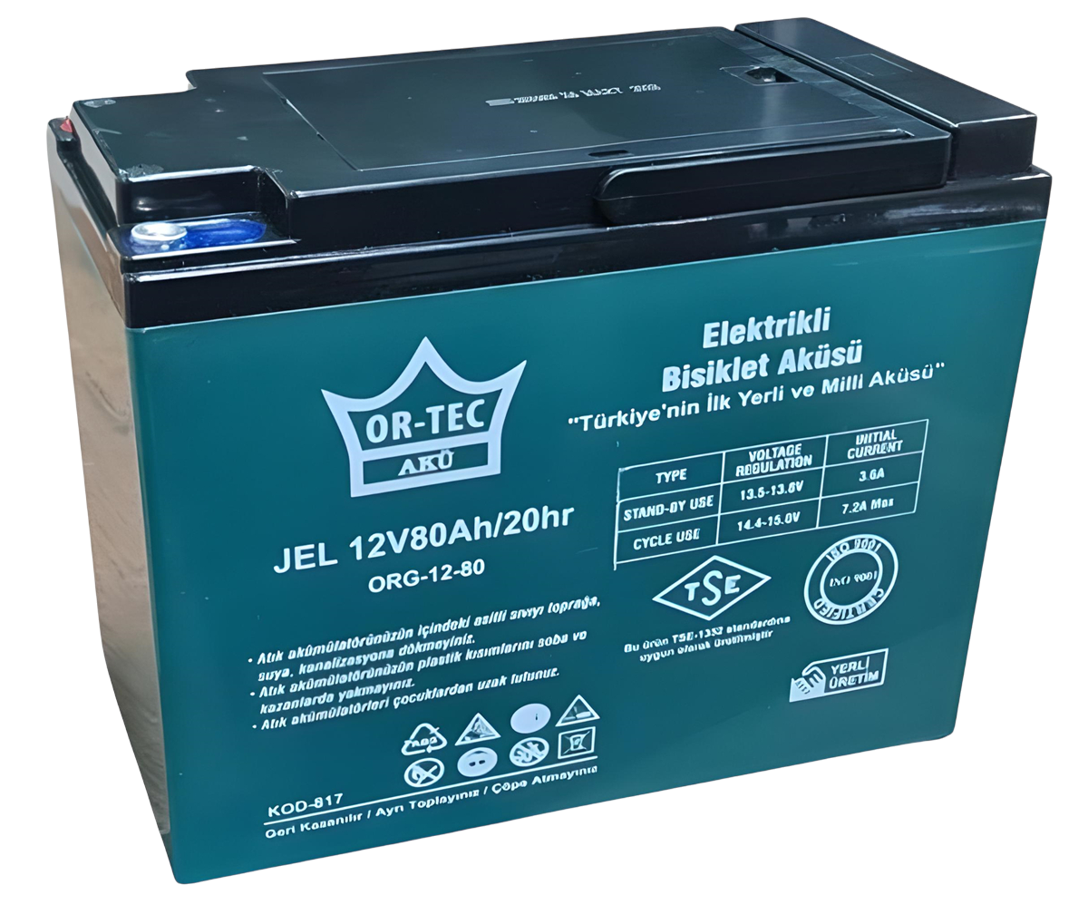 AKÜ 12V 80AH SAFİR