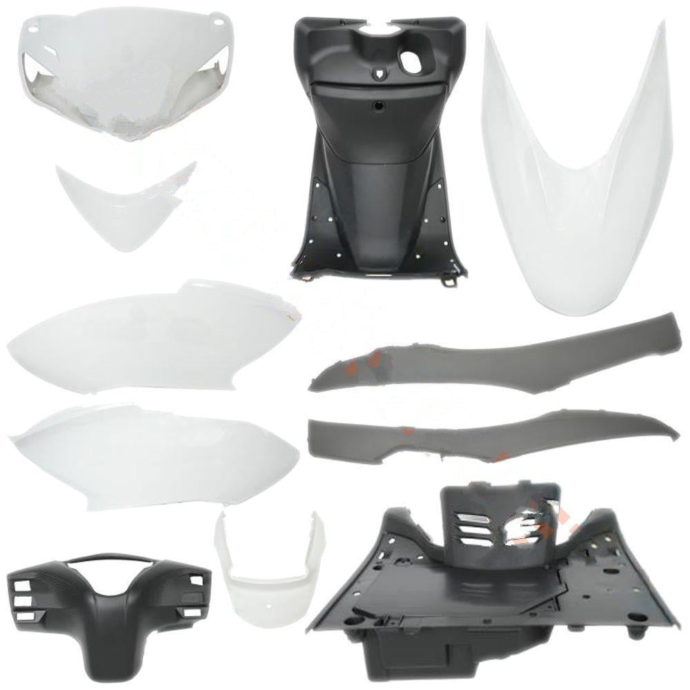 ALPHA KAPORTA SET BEYAZ SİYAH PARÇA DAHİL