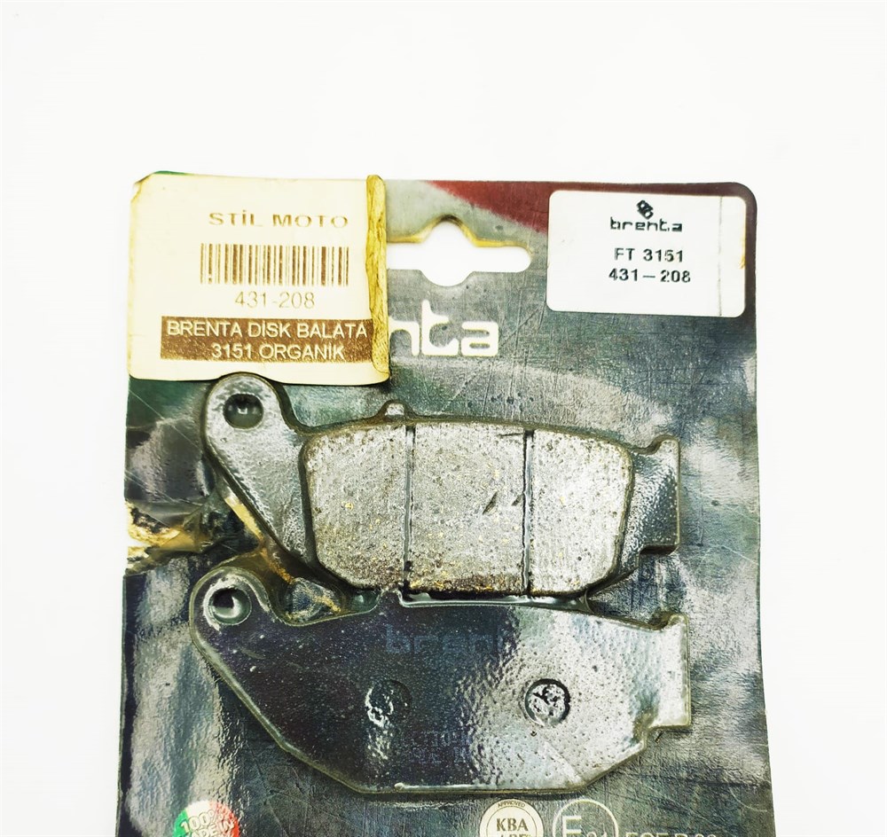 BRENTA DİSK BALATA FT 3151 ORGANİK