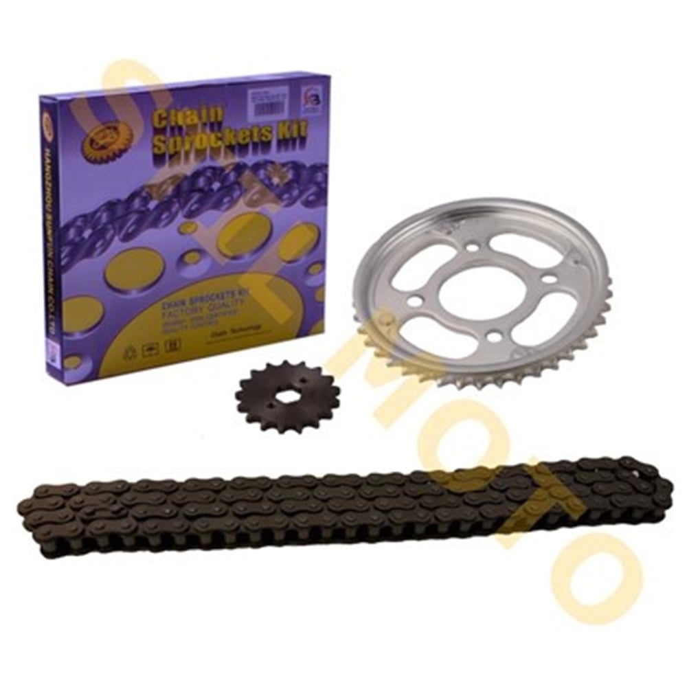 CBF 150 ZİNCİR ÖN-ARKA DİŞLİ SET 15T/43T  428H