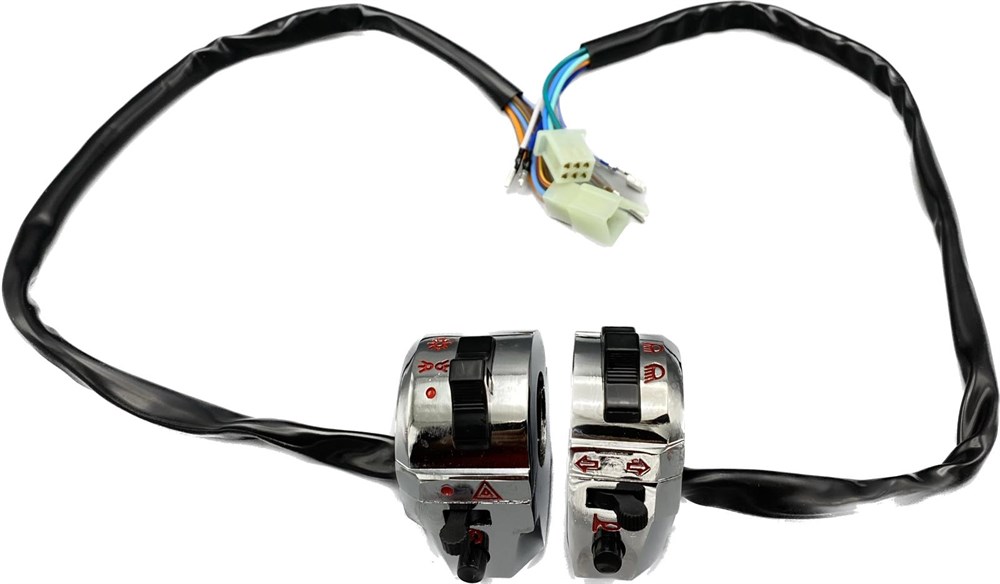 CG 125 SAĞ-SOL KUMANDA KOMPLE NİKEL