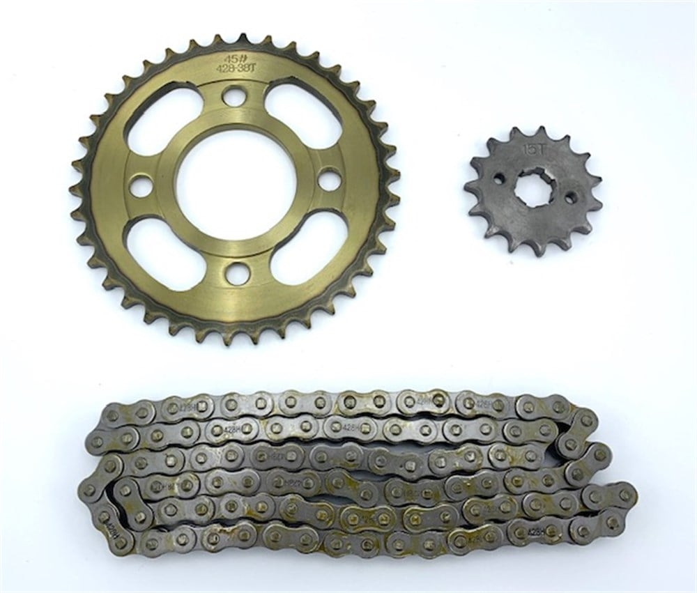 CG ZİNCİR DİŞLİ SETİ 428H-102L 15T-38T