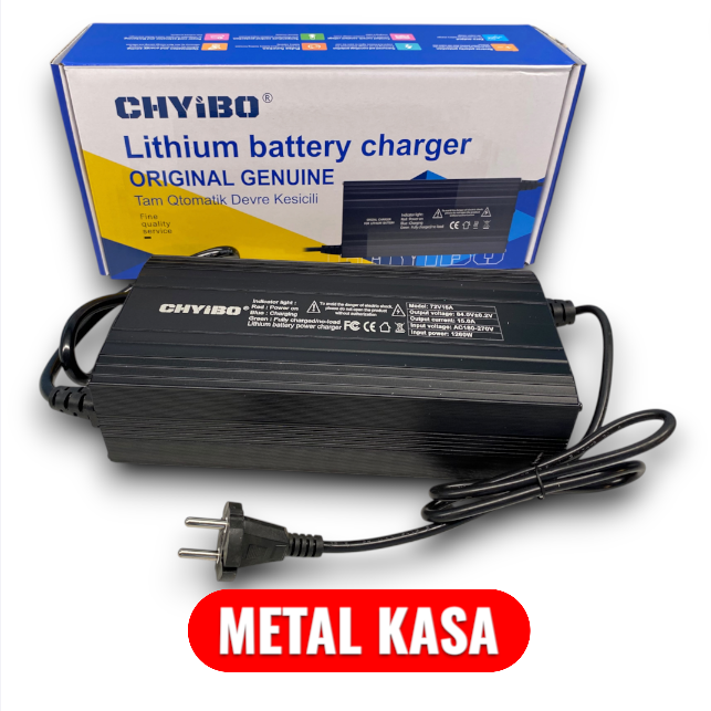 EBİKE 72V 100AH   [15 AH  LİTYUM ŞARJ CİHAZI ]