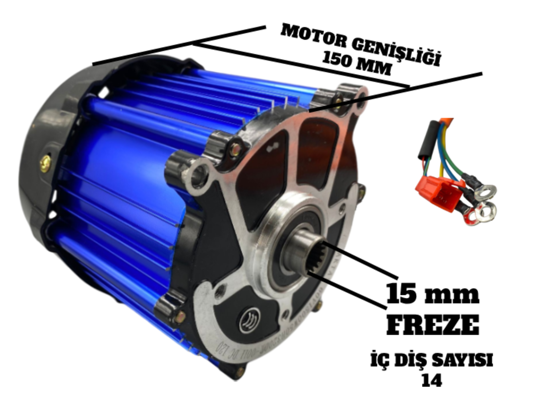 EBİKE ARKA MOTOR 60V-1500 WATT 120 DERECE FAYTON