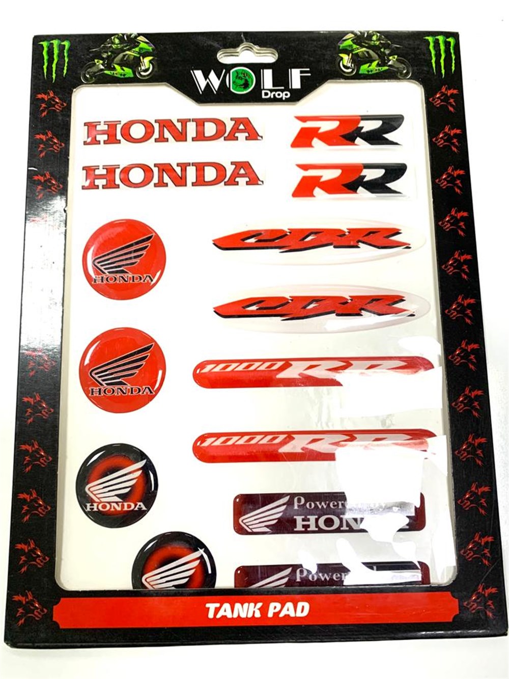 HONDA STİCKER SET KIRMIZI KAPARTMALI
