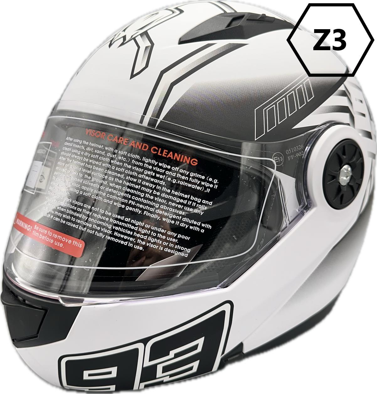 KASK ÇENE AÇILIR GÖZLÜKLÜ  JK 115  [ Z3 ]