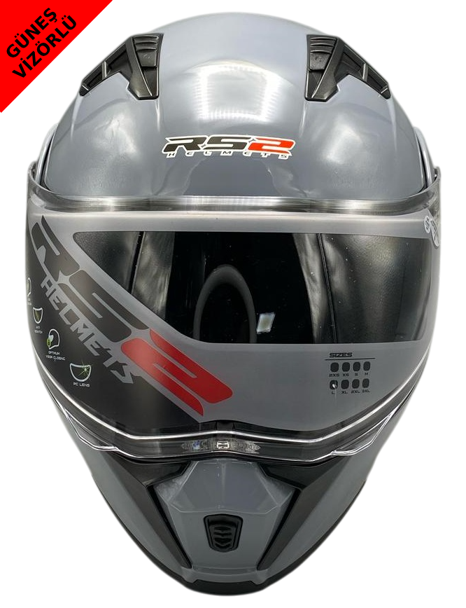 KASK RS 385 NARDO GRİ [ XL ]