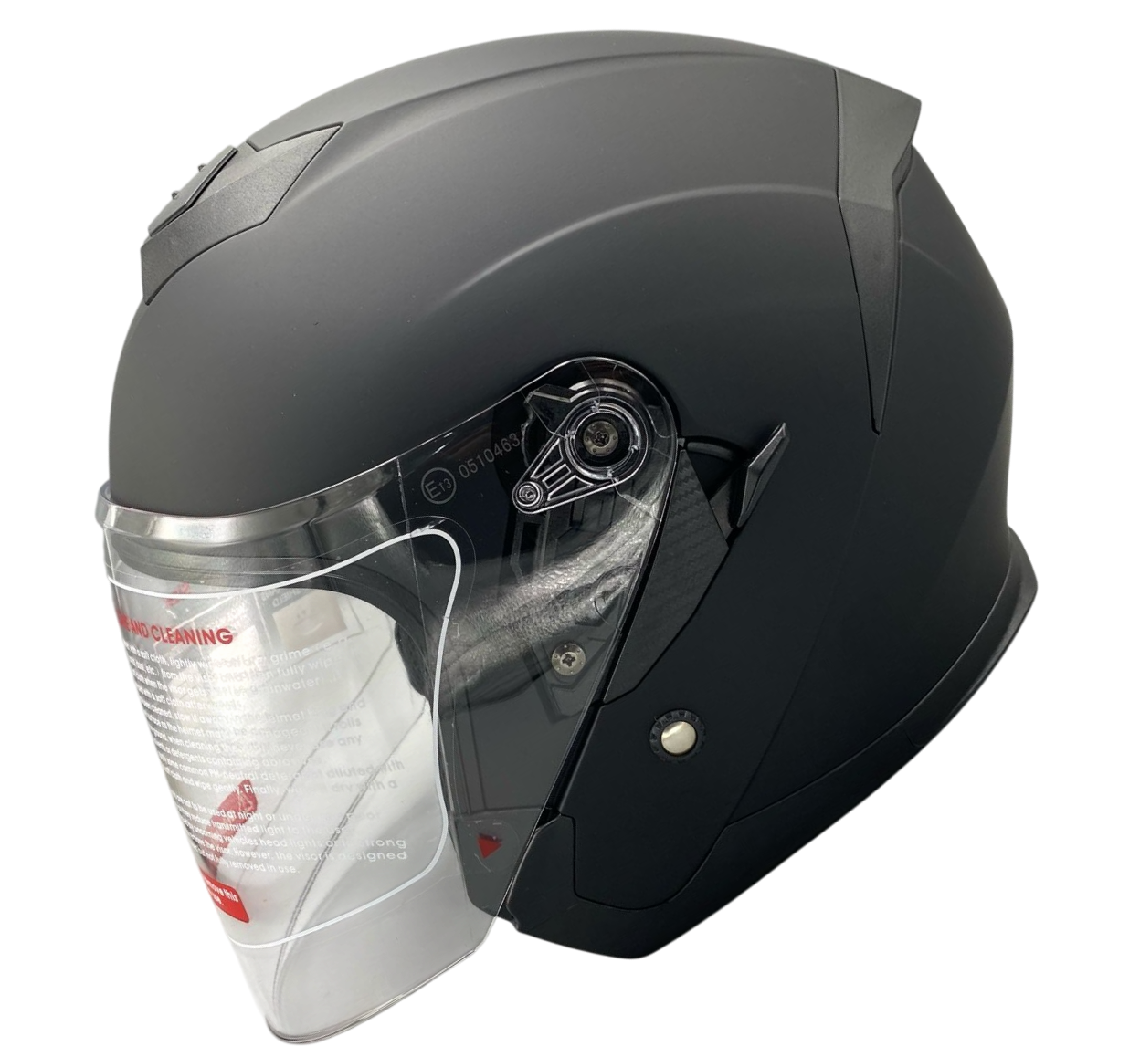 KASK YAZLIK GÖZLÜKLÜ  JK 526  [ MAT SİYAH ] [ XL ]