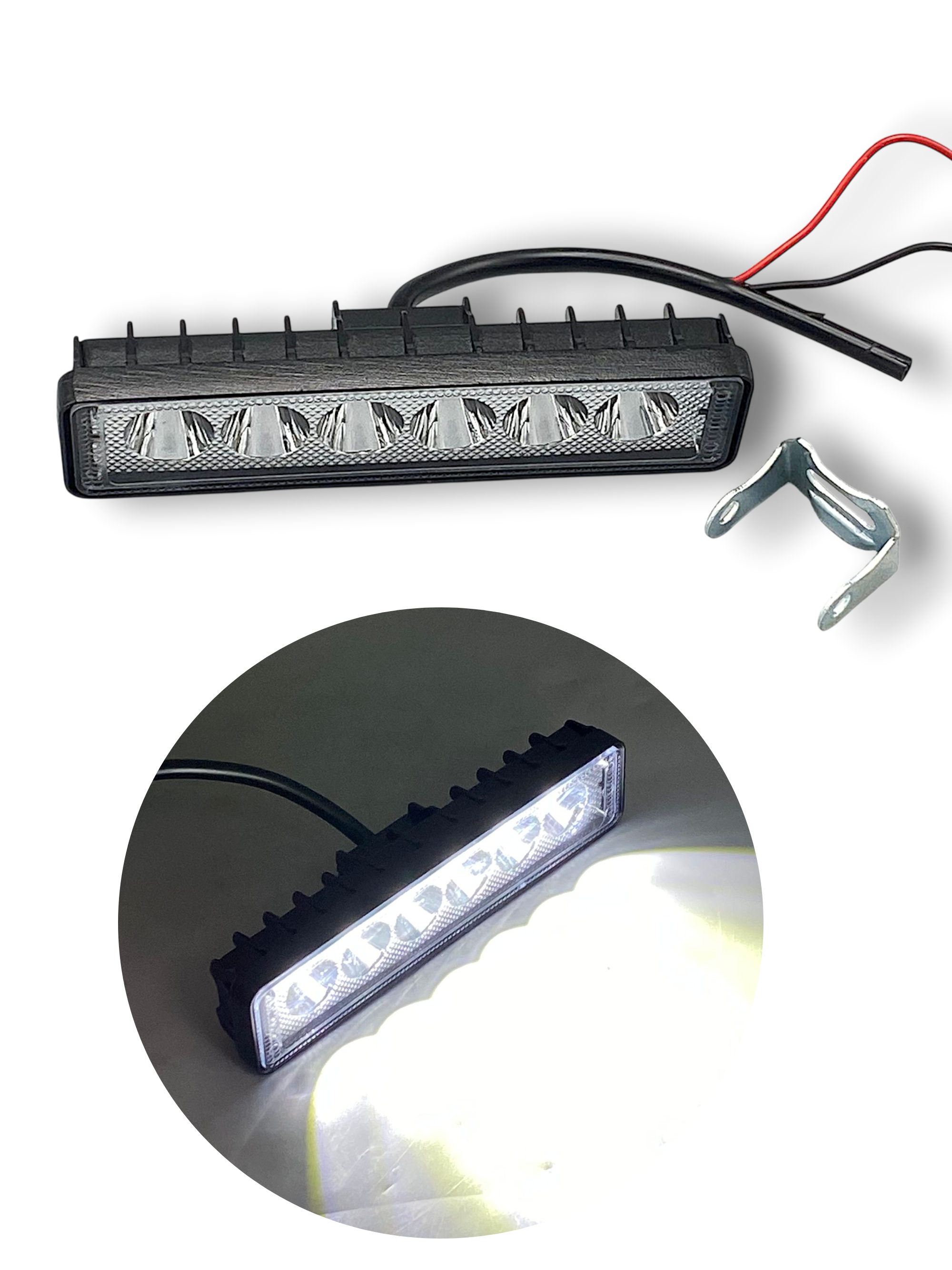 LED FAR 9 LED BÜYÜK YUVARLAK