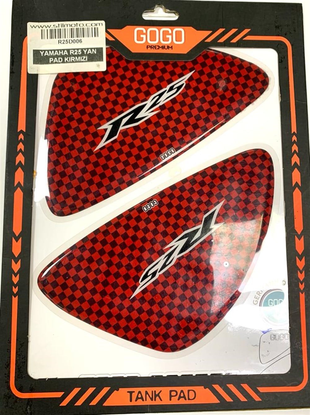 YAMAHA R25 YAN PAD KIRMIZI