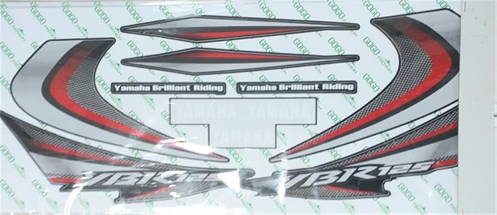YBR 125 STİCKER SETİ 2004 KIRMIZI