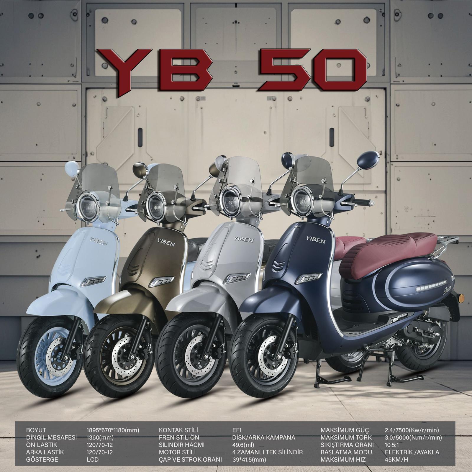 YİBEN YB50 50 CC MOTOSİKLET
