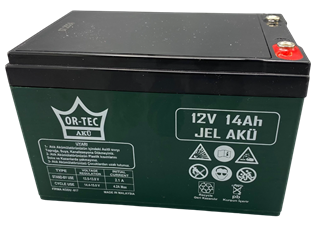 12V 14AH AKÜ  E-BİKE [ ORTEC ]