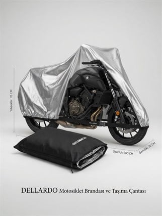 MOTOSİKLET BRANDA ÜNİVERSAL + TAŞIMA ÇANTASI