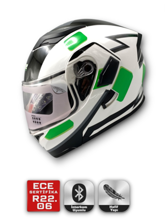 RS2 KASK ÇENE AÇILIR GÜNEŞ VİZÖRLÜ (37001-3) (M)