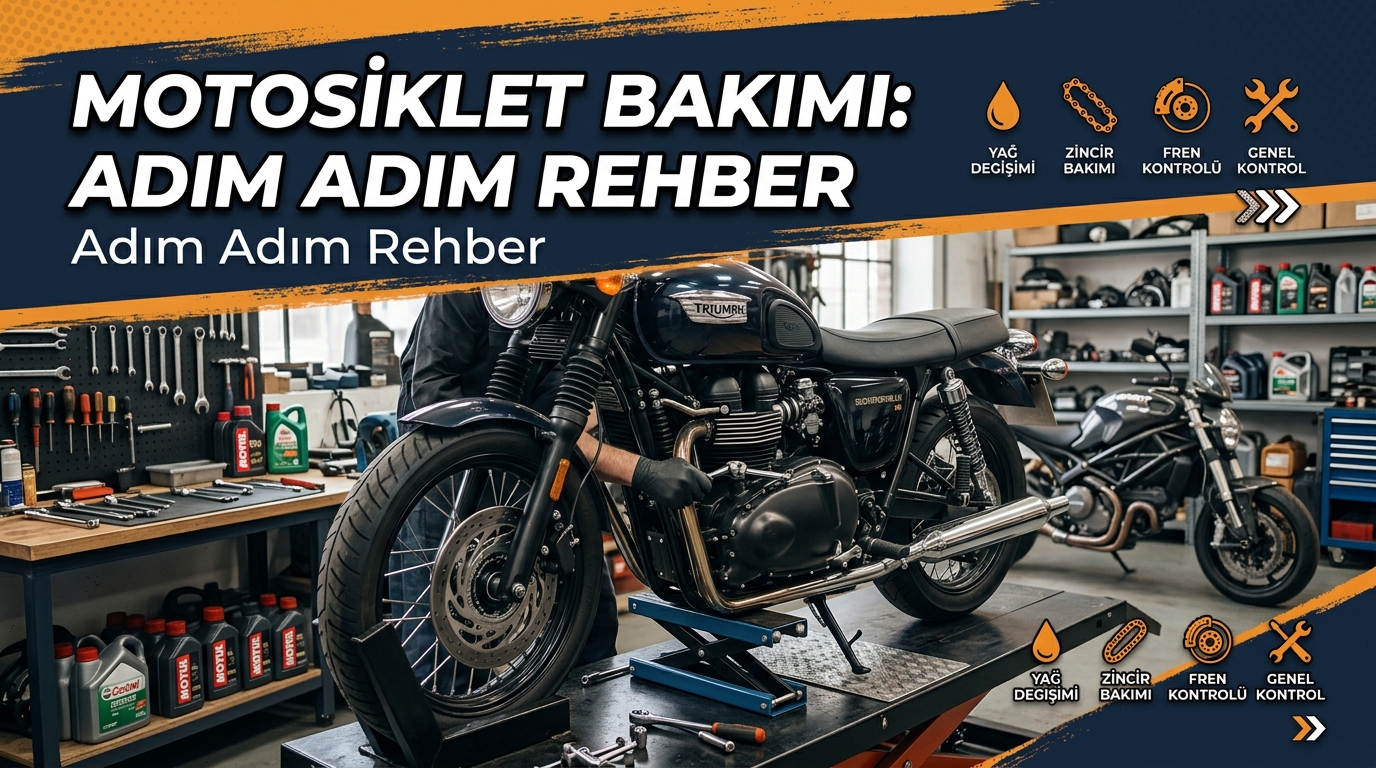 motosiklet temizliği,fren kontrolü,lastik bakımı