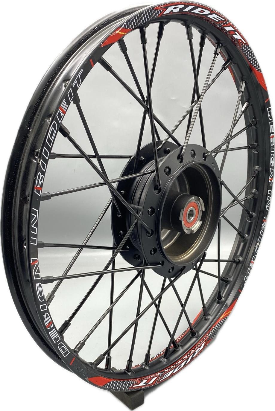 1.20 X 17 ÖN JANT RIDEIT KOMPLE KAMPANA  [ SİYAH ]