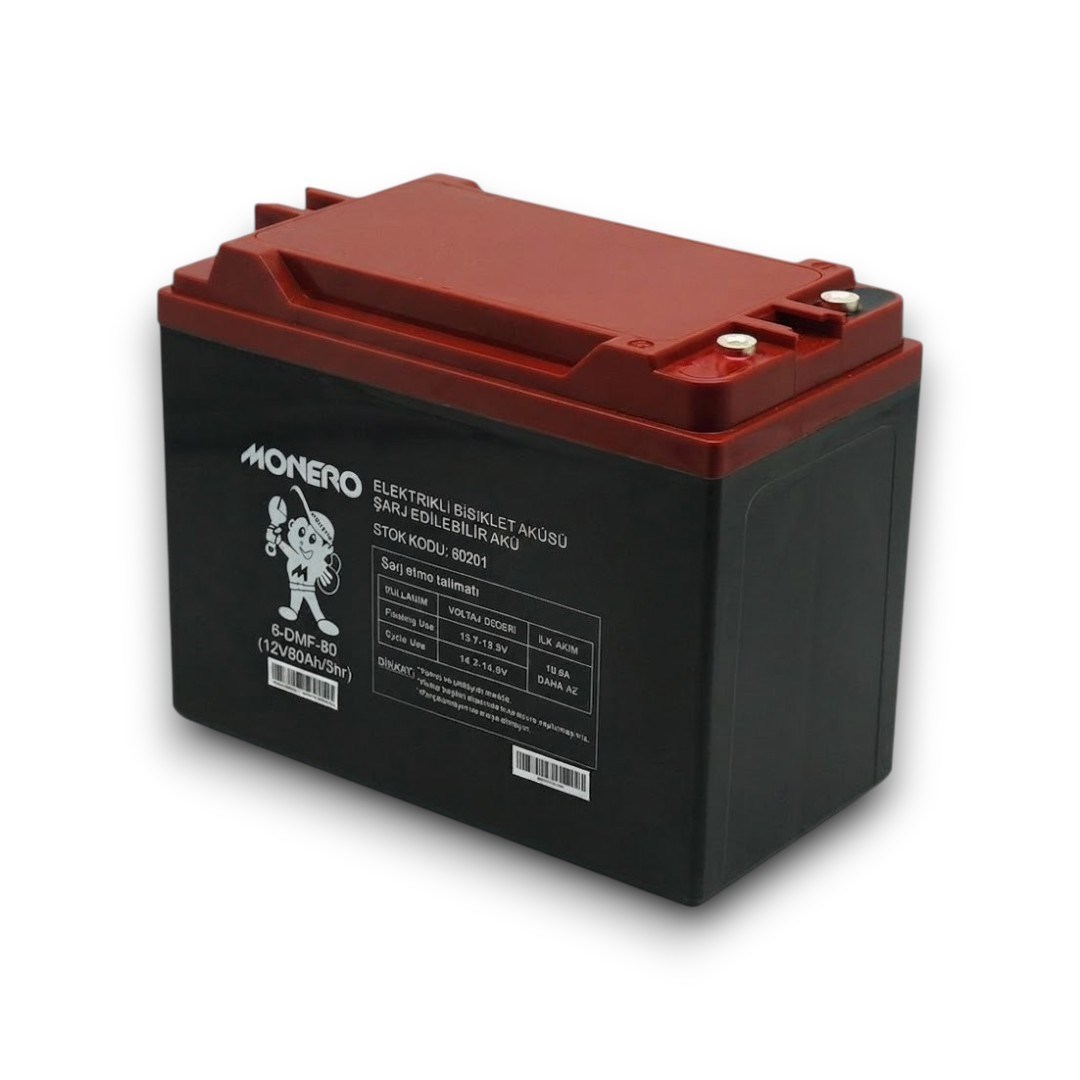 12V 80AH EBİKE AKÜ ( 233*121*174 MM ) MONERO