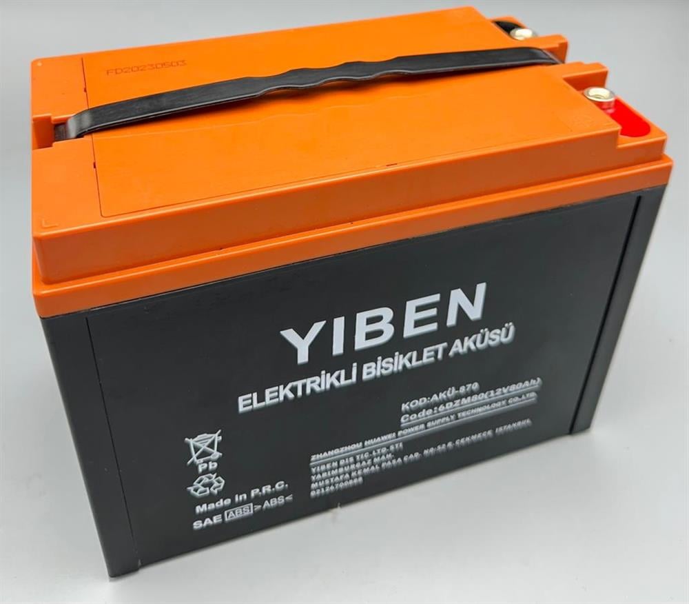 12V80 AH DİK AKÜ  YİBEN
