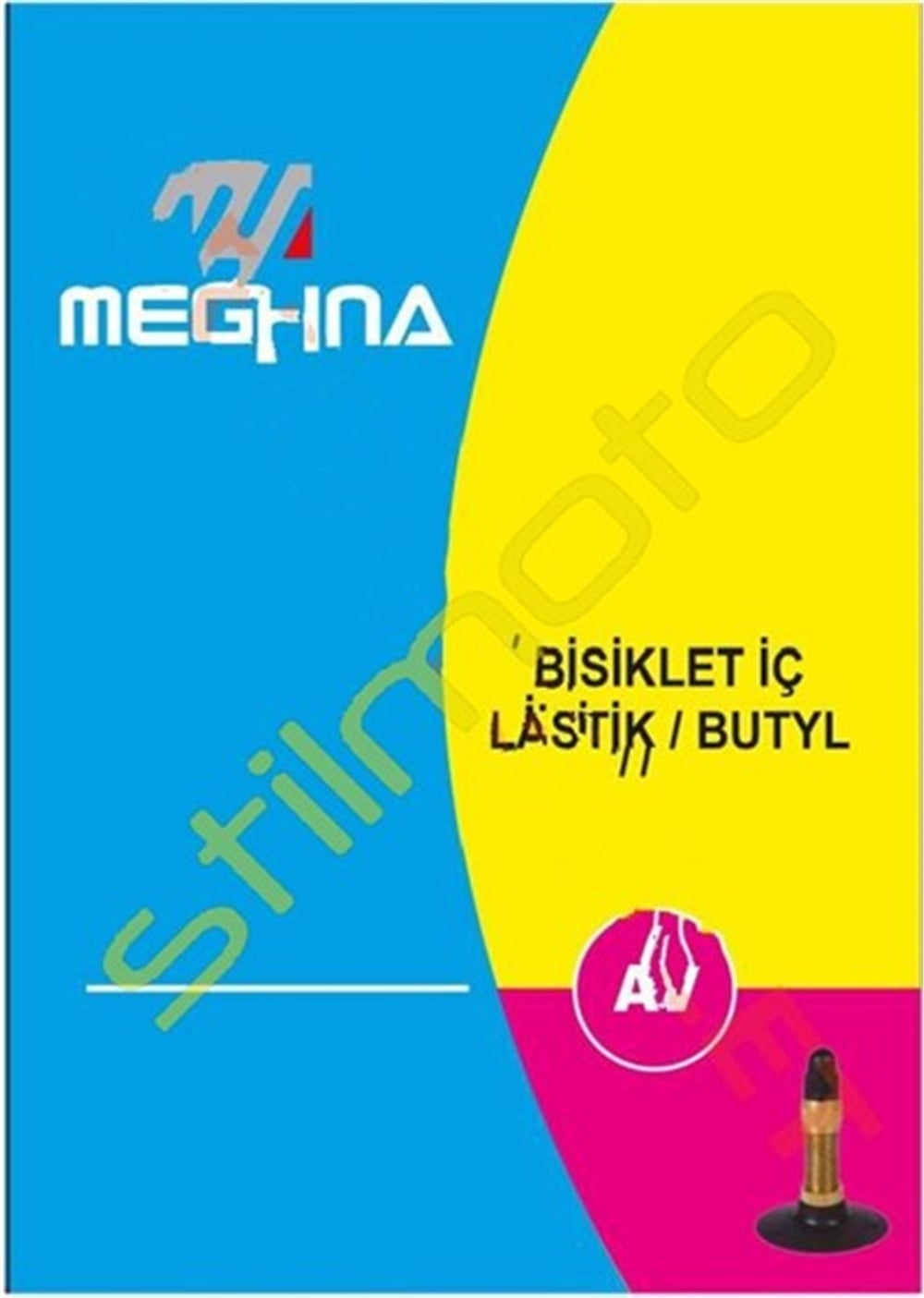 24 x 1.75 / 2.125  A/V (40 mm ) -BUTYL  [KUTULU]  