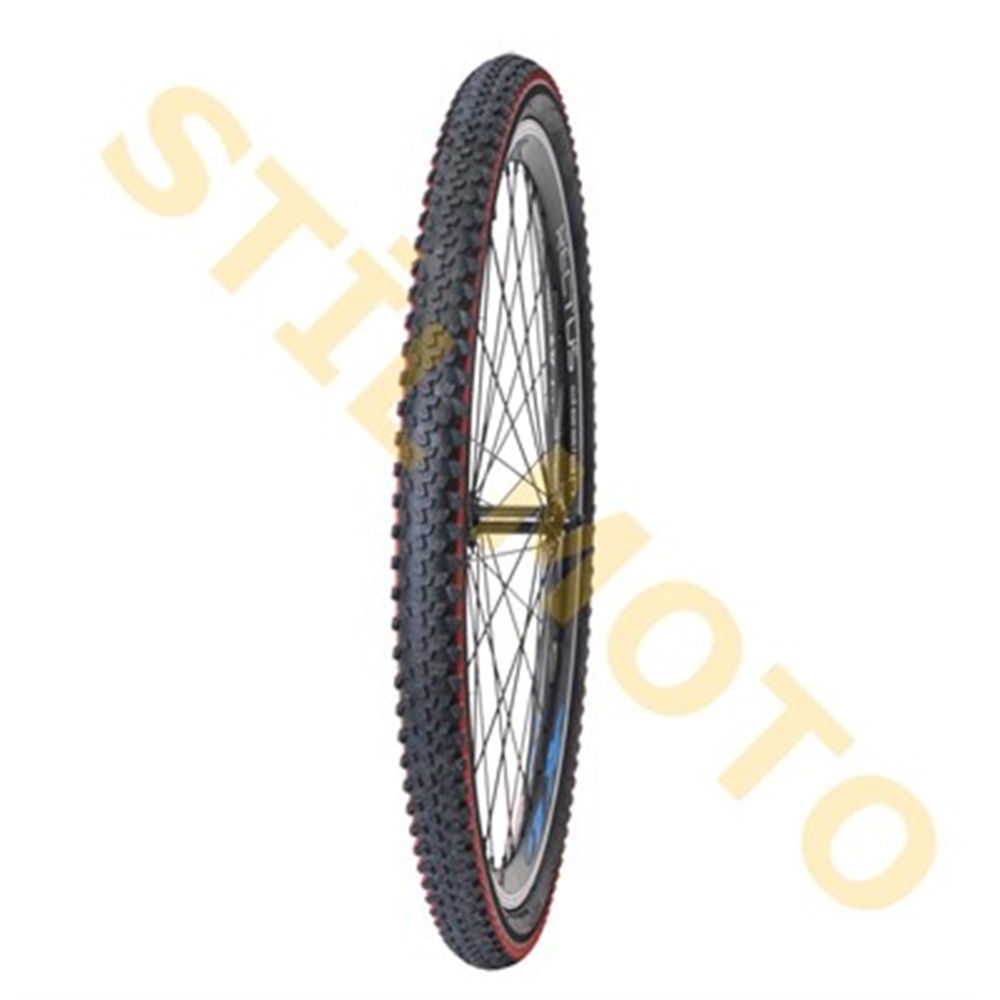 26 x 1.95 [DESEN - 2626] SİYAH-KIRMIZI  -  [K]   M