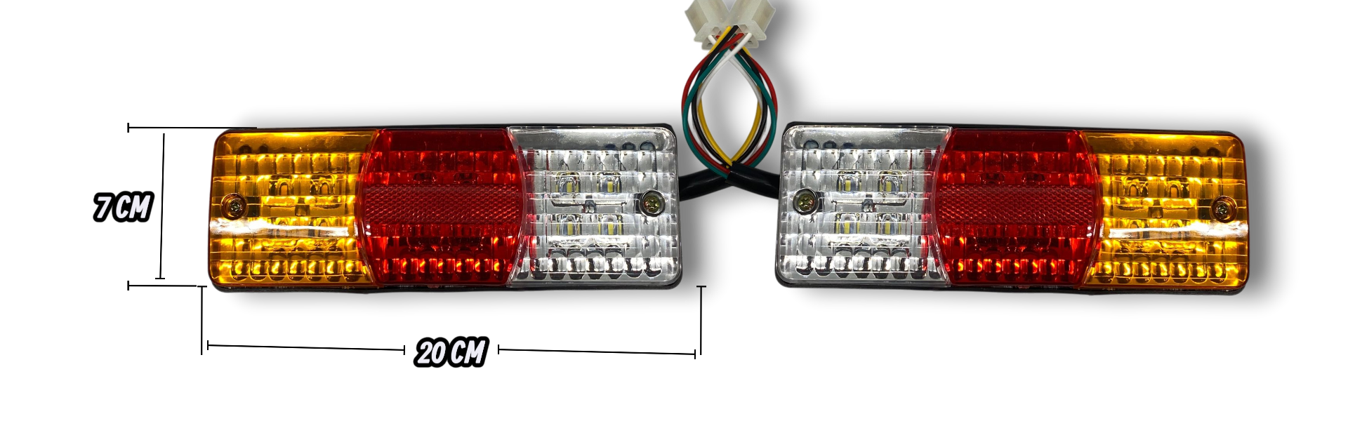 3 TEKER BİNEK ARKA STOP LEDLİ  [ 362 ]