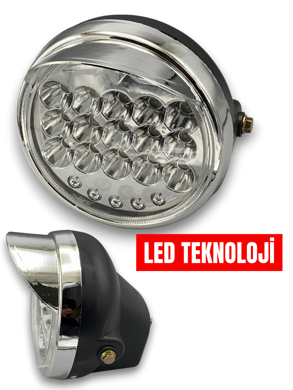 3 TEKER KASALI  ÖN FAR LEDLİ ŞAPKALI  [ 289 ]