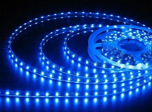 5 MT LED BİR ÇİP 12V  [ MAVİ ]