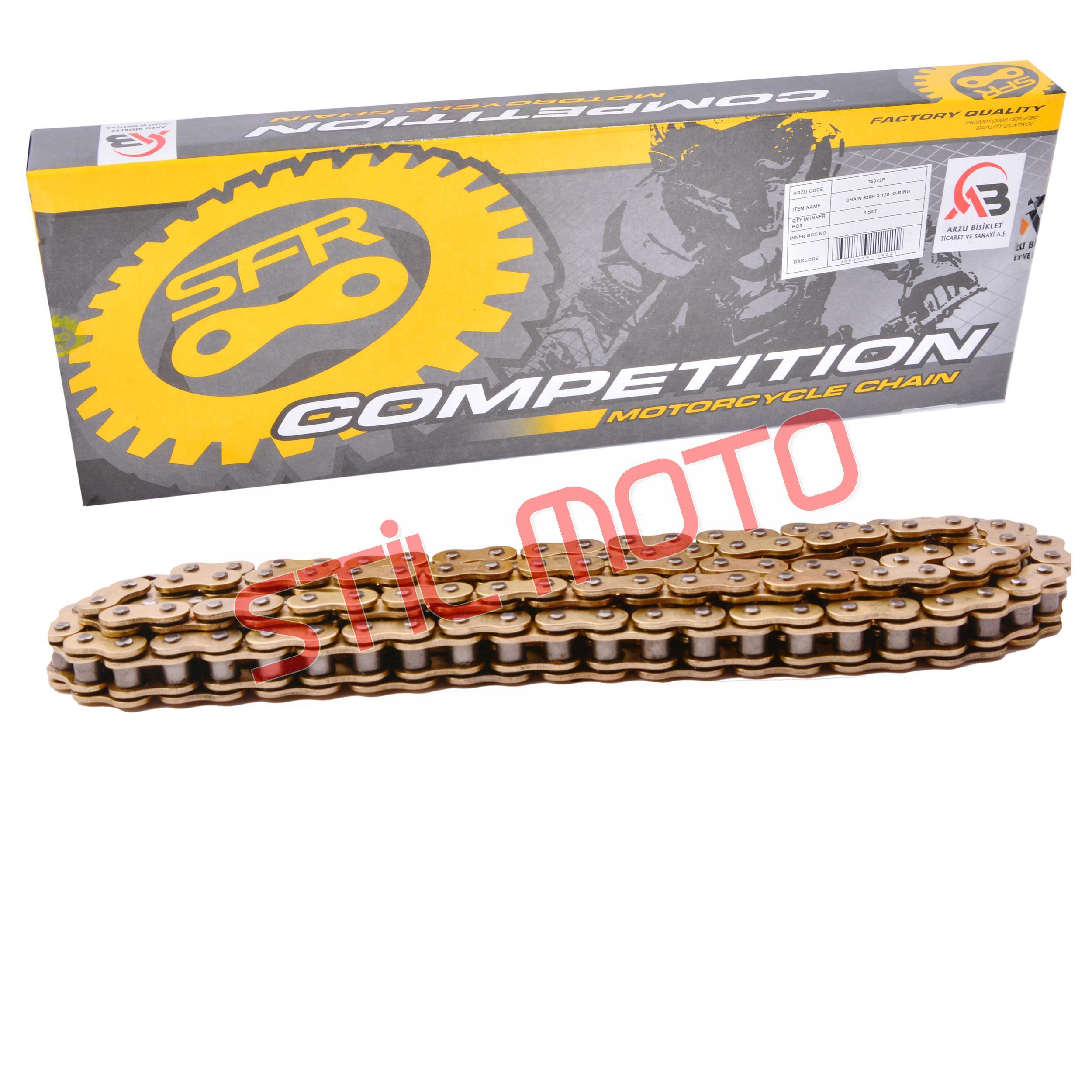 520H X 128 L BAKLA ORİNGLİ ZİNCİR