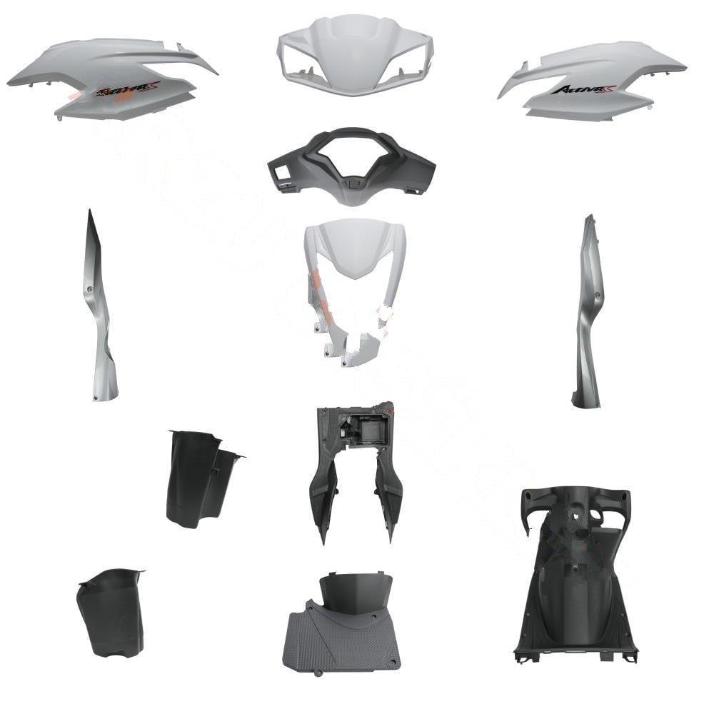 ACTİVA S KAPORTA SET YENİ MODEL  [ BEYAZ ]