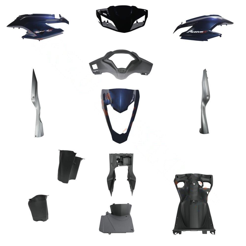ACTİVA S KAPORTA SET  YENİ MODEL  [ MAVİ ]
