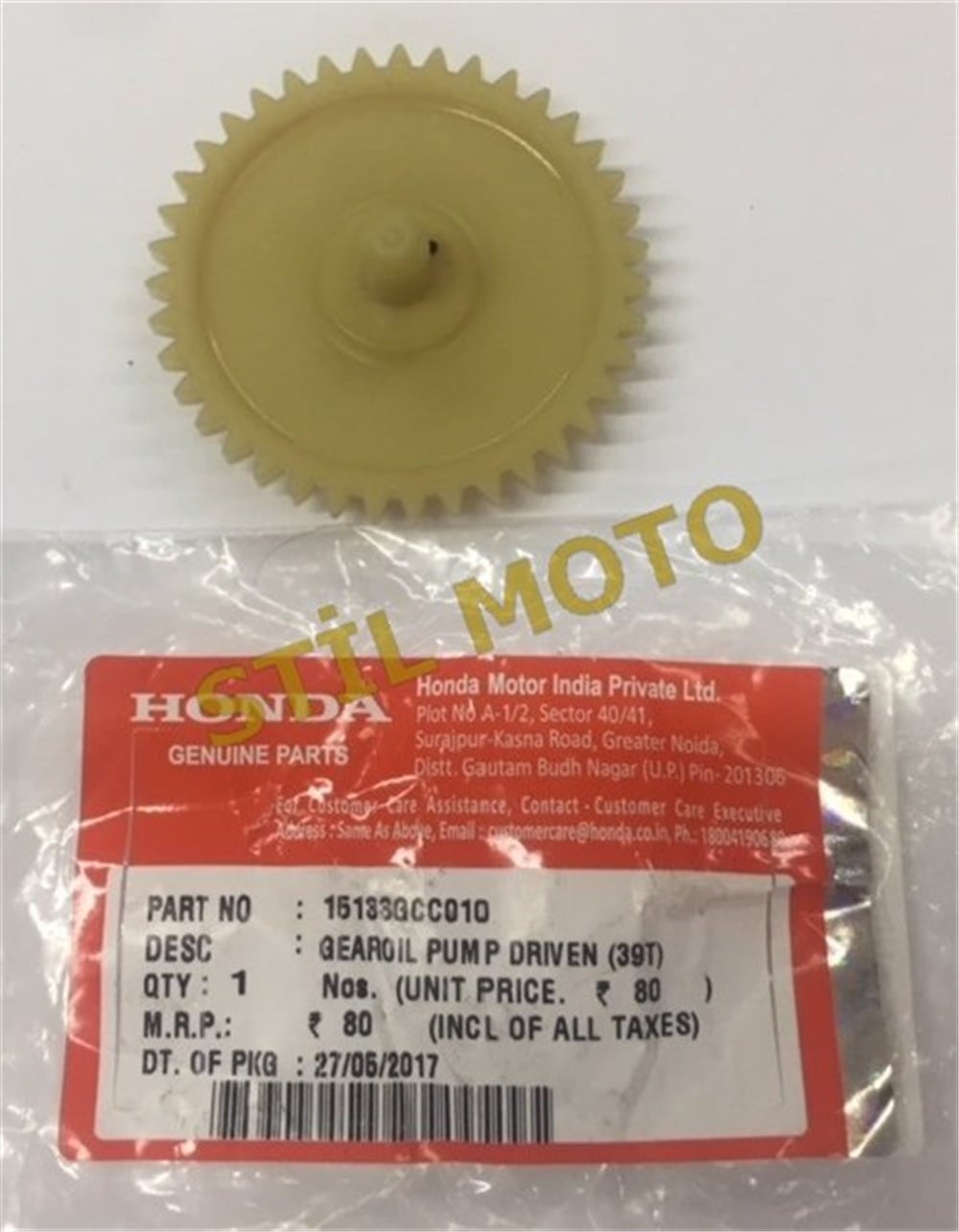 ACTİVA YAĞ POMPA DİŞLİSİ ORJ.