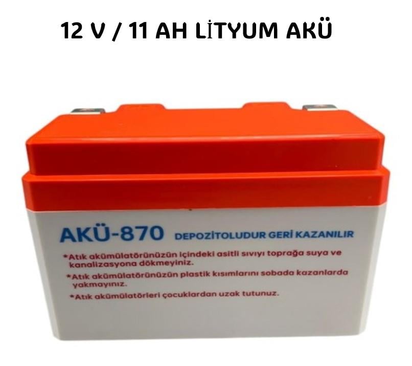 AKÜ 12V / 11 AH LİTYUM AKÜ