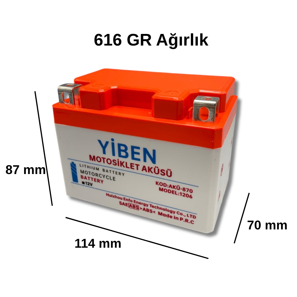 AKÜ LİTYUM [ 12V / 7AH  ] 4AH-5AH-6,5AH-9AH