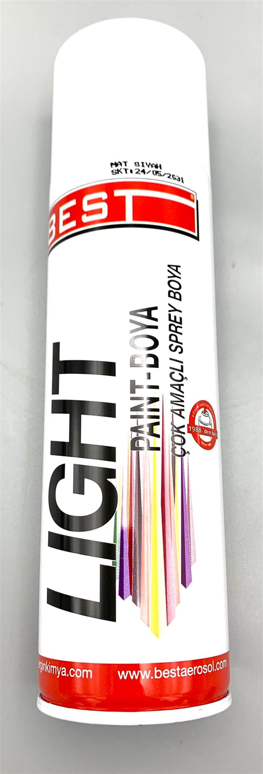 BEST SPREY BOYA 250ML  [ MAT SİYAH ]