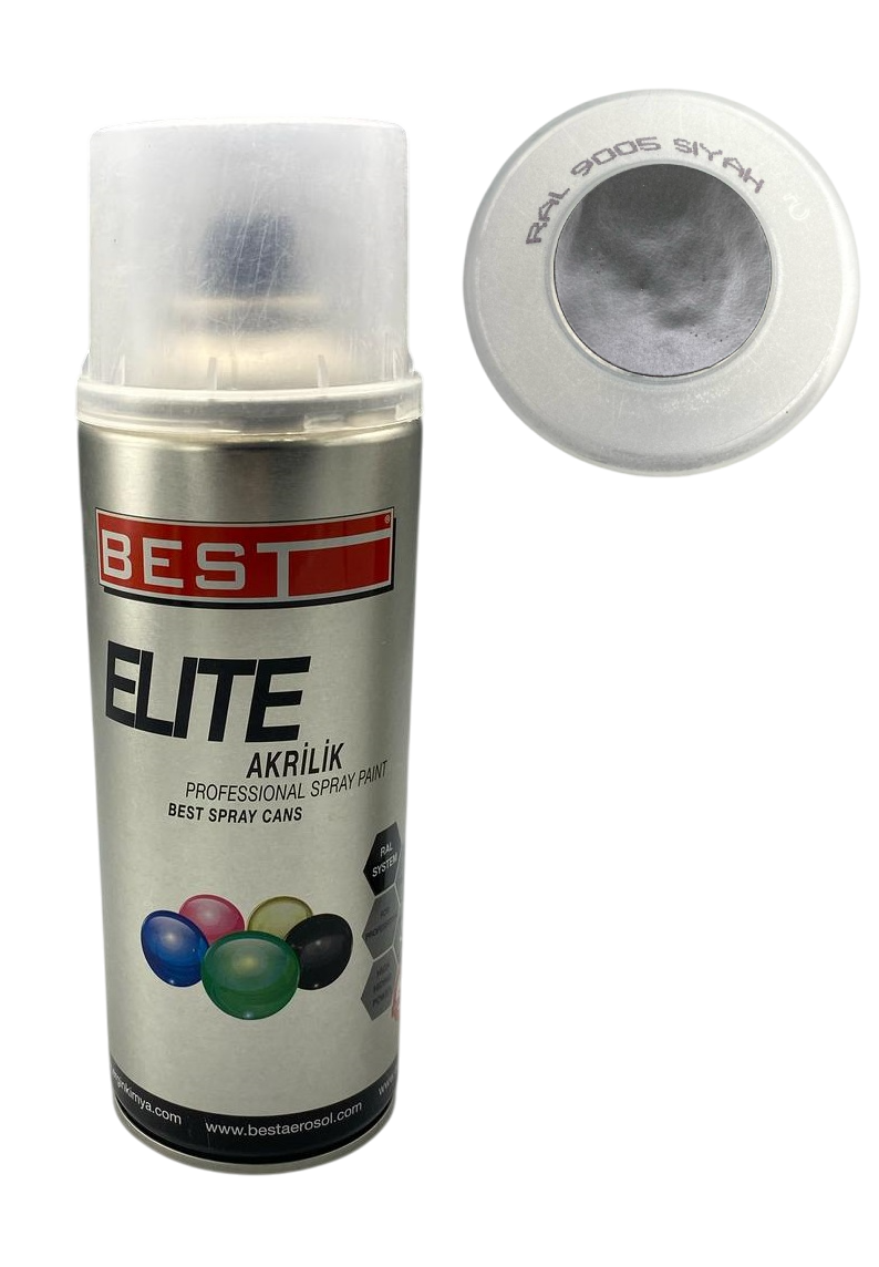 BEST SPREY BOYA 400 ML [ PARLAK SİYAH ]