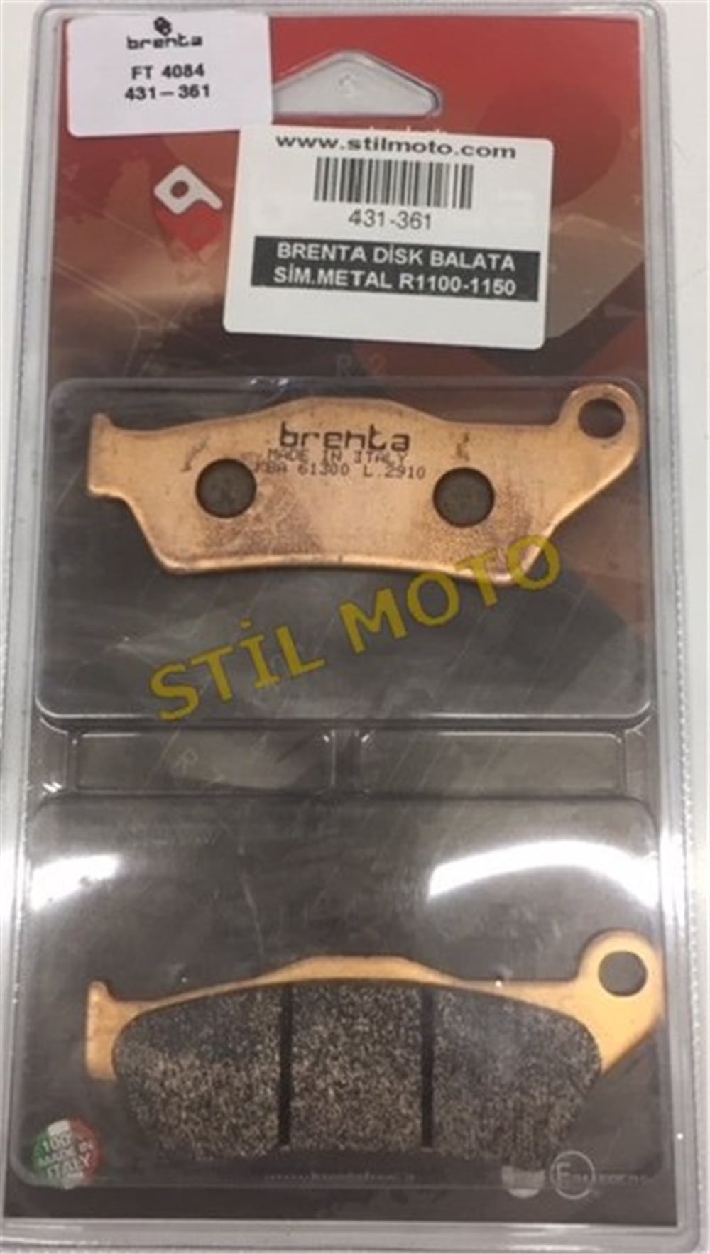 BRENTA DİSK BALATA SİM.METAL R1100-1150