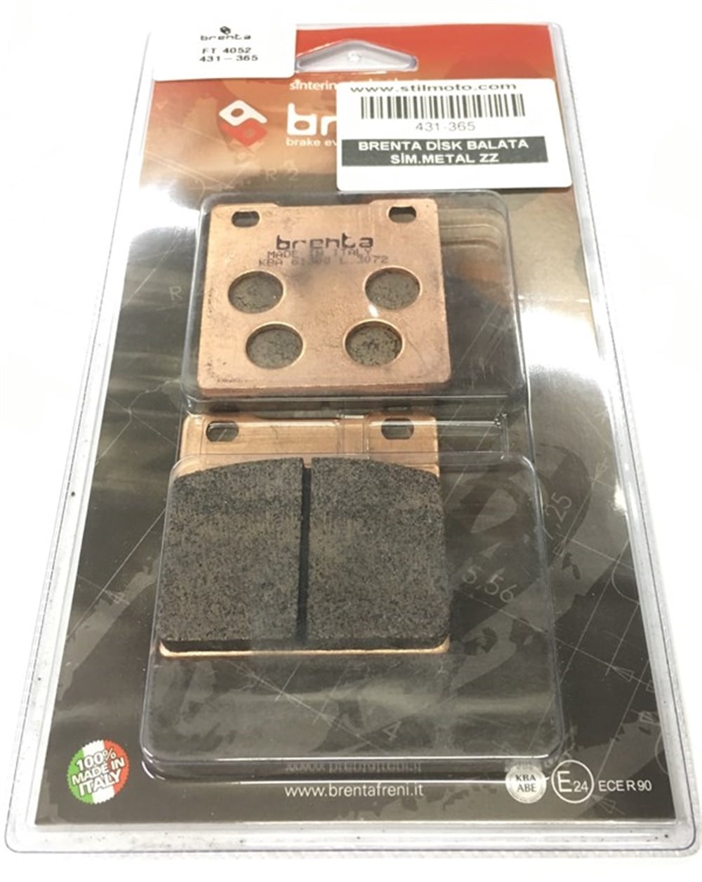 BRENTA DİSK BALATA SİM.METAL ZZ