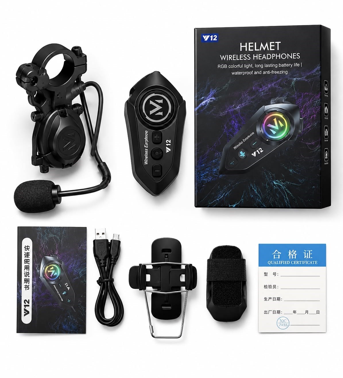 C2 İNTERKOM BLUETOOTH + RADİO + TELEFON