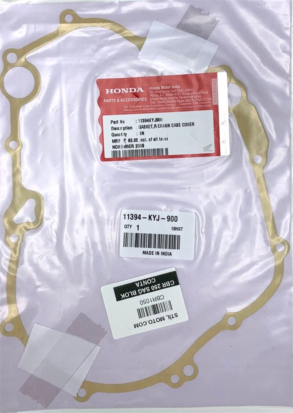 CBR 250 DEBRİYAJ KAPAK CONTASI