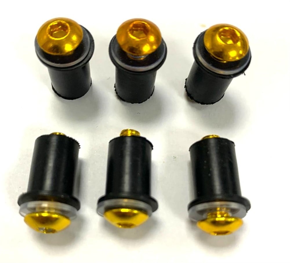 CBR 250 ÖN CAM VİDA TK RENKLİ ( 6 ADET )