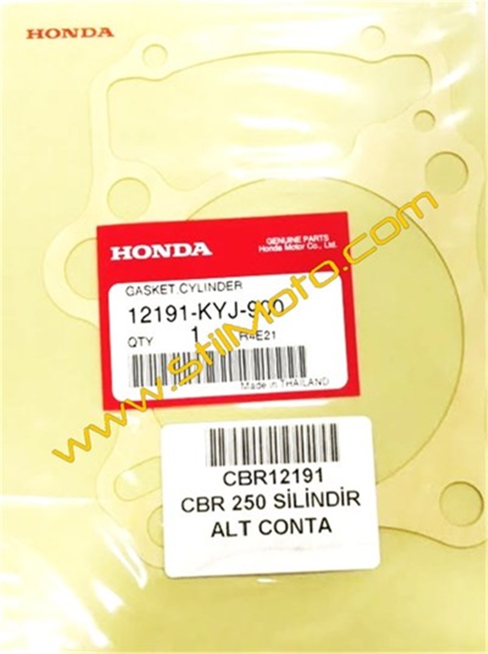 CBR 250 SİLİNDİR ALT CONTA