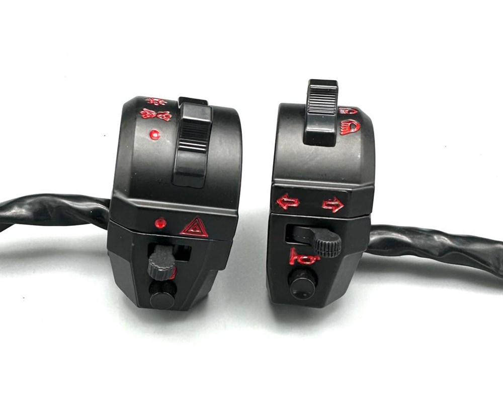 CG 125 SAĞ-SOL KUMANDA KOMPLE SİYAH