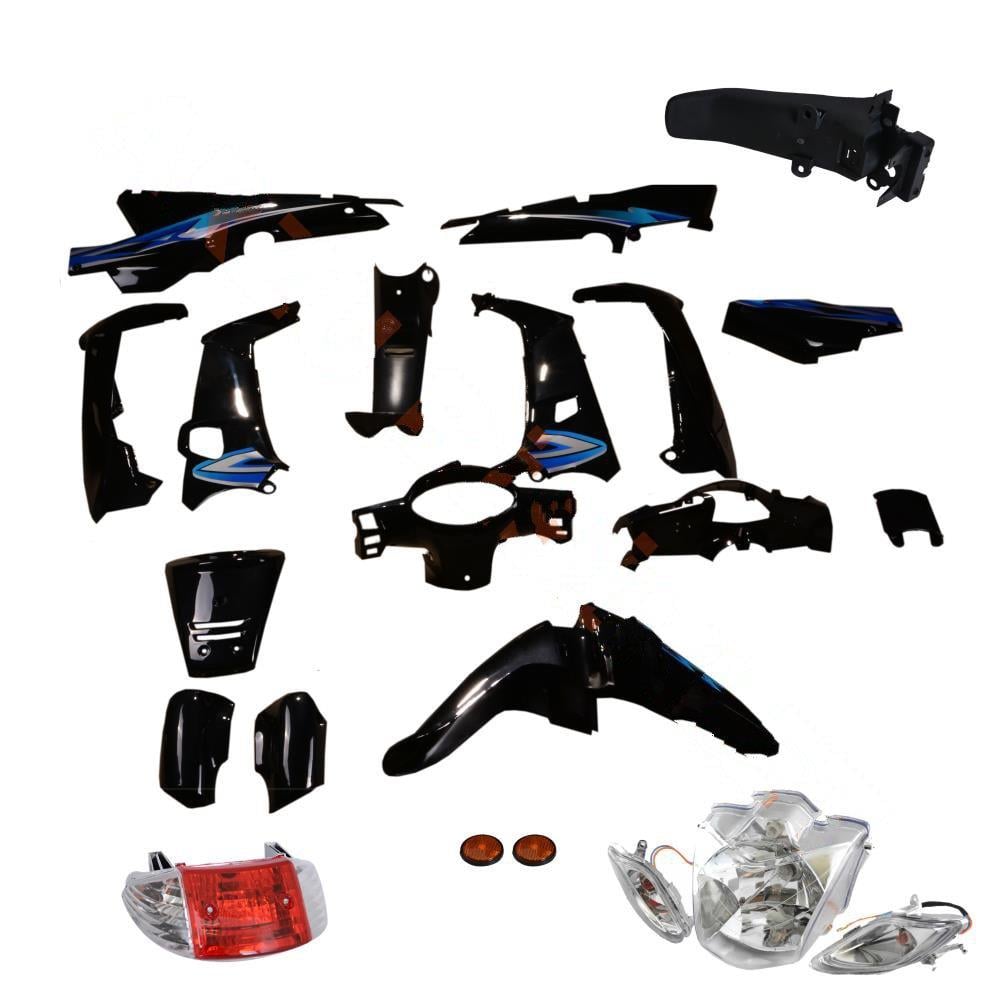 CUP KAPORTA SET SİYAH FAR SİNYAL STOP [ KH100 ]