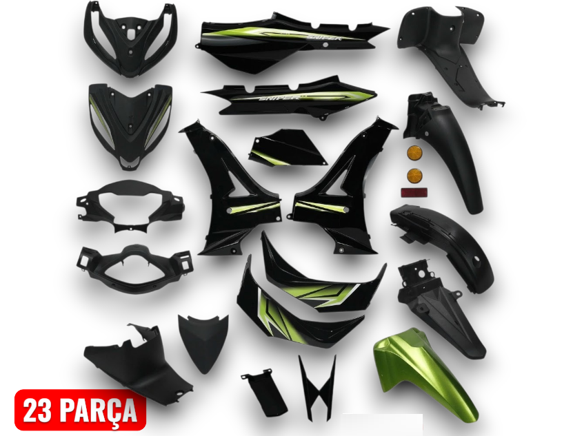 CUP RKS SNIPER 50CC KAPORTA SETİ [ YEŞİL ]